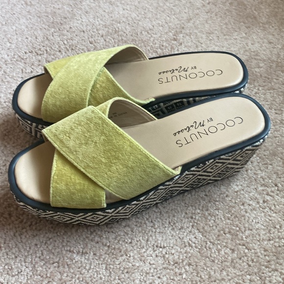 Anthropologie Coconuts by Matisse Geometric Sailor Wedge Sandal - 8 - Picture 2 of 6